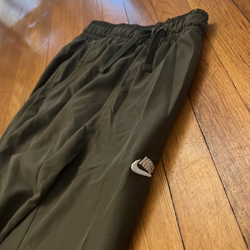 Army Green Nike Track Pants (XL) Kids